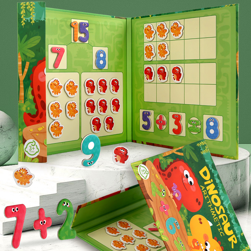 Kindergarten within 10-20 numbers to learn addition and subtraction score plate teaching aids ten-grid array children's digital decomposition toys