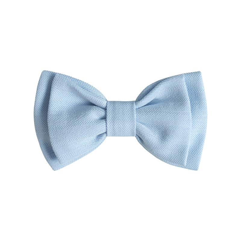 Children's British bow tie pin tapestry silk bow tie baby flower girl costume bow accessories a generation of hair