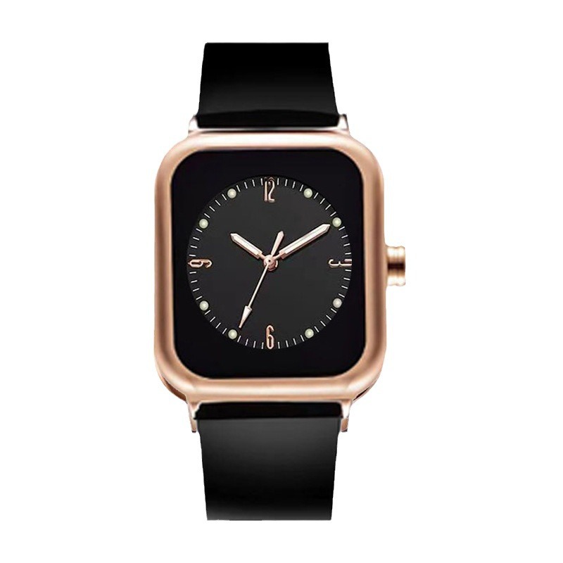 New Internet Celebrant Cross-border New Simple Silicone Small Green Watch Men's and Women's Watch Fashion Couple All-match Fashion Casual Number
