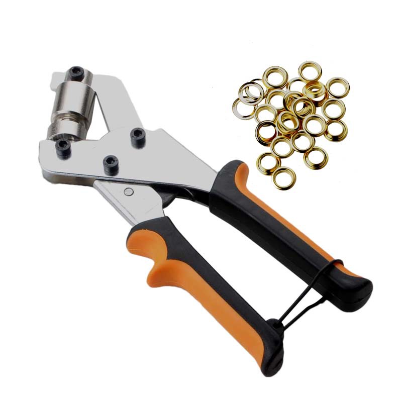 Advertising cloth tarpaulin buckle pliers poster inkjet cloth buttonhole machine X display frame buttonhole tool