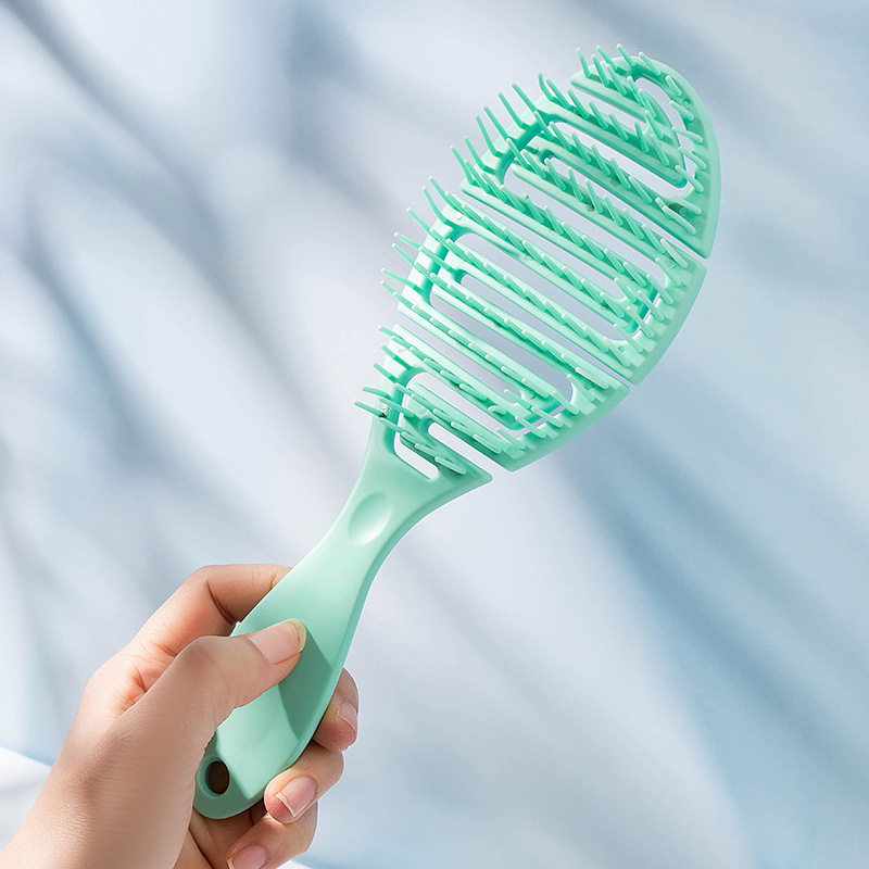 Household fluffy high Skull top shape rib comb women's special head scalp massage comb hollow mosquito repellent comb