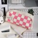 Pink and white checkerboard
