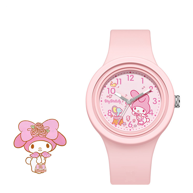 New coolomi Yugui dog cartoon silicone round high quality skin feeling cute sanrio sanrio watch