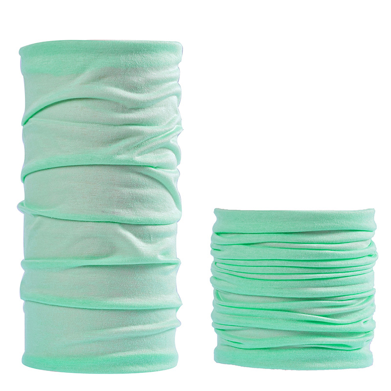 Solid color outdoor headscarf riding Magic headscarf men's and women's sunscreen scarf headgear collar can be printed LOGO