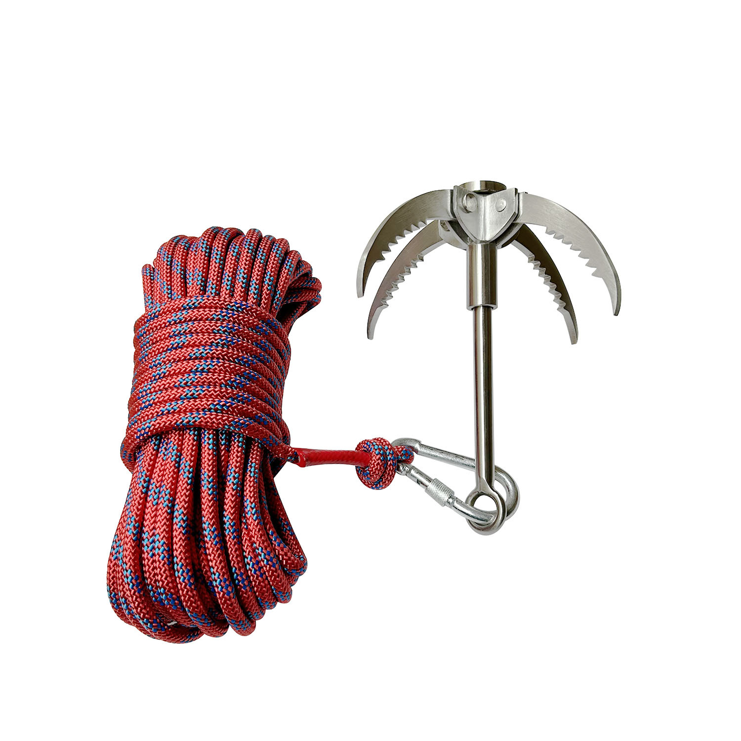 Outdoor Survival Rock Climbing Hook Flying Tiger Claw Field Rock Climbing Hook Mountain Climbing Tools Supplies Survival Flying Claw Climbing Claw