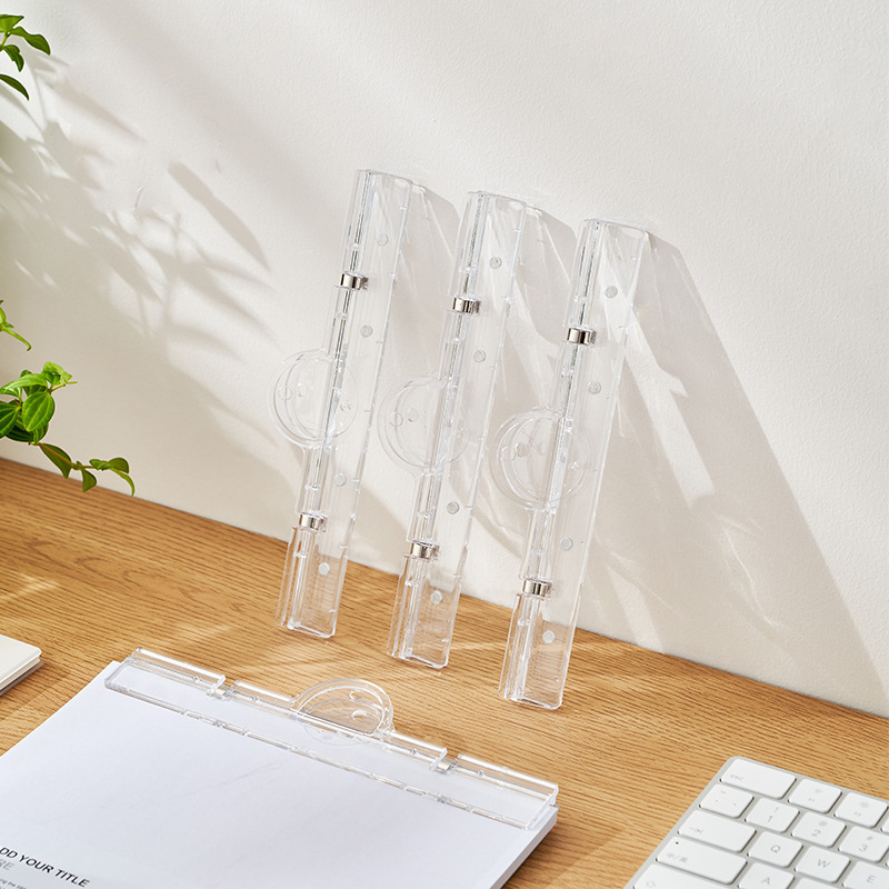 6049. Magnetic file clip test paper storage finishing artifact receipt clip to increase the long note clip