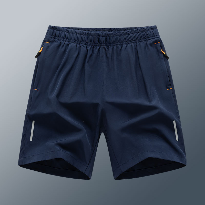 Summer Ice Silk Quick-drying Pants Men's Sports Casual Shorts Men's Loose Breathable Beach Pants Men's plus size Shorts