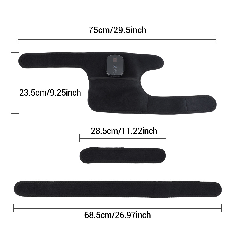 Cross-border hot physiotherapy thermal electric heating knee pad shoulder pad usb charging old cold leg elderly vibration massager