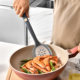 Translucent German standard LFGB silicone stainless steel inner core Chinese spatula Chinese spatula high temperature resistant non-stick spatula