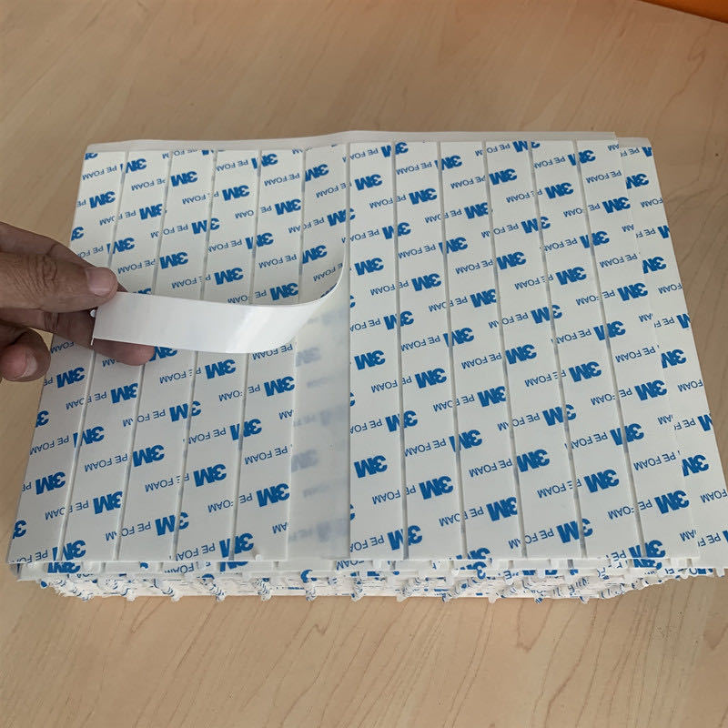 3m double-sided adhesive pe foam seamless tape car bracket adhesive hook 1600 foam adhesive white factory wholesale