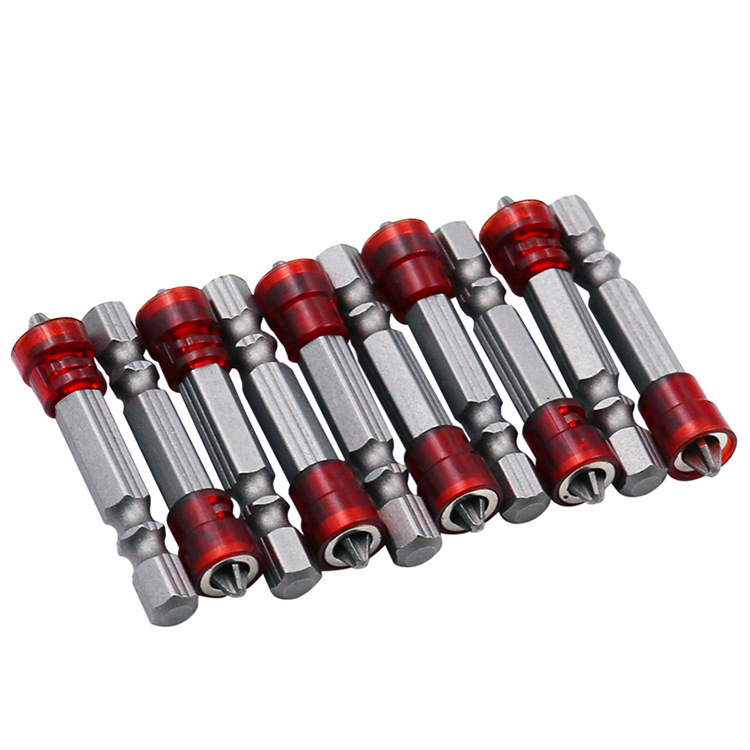 WM50mm single head color magnetic ring batch head positioning screwdriver head magnetic electric pneumatic screwdriver head aluminum ring