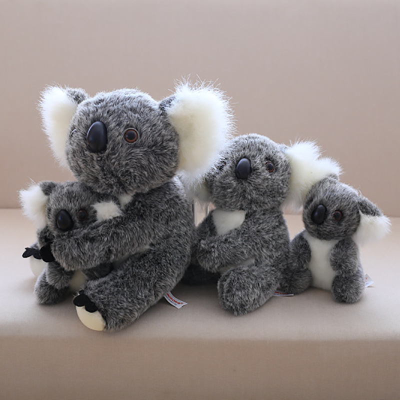 Симпатичная кукла коала мать и сын коала моделирование кукла коала белая коала плюшевая игрушка Заводская поставка