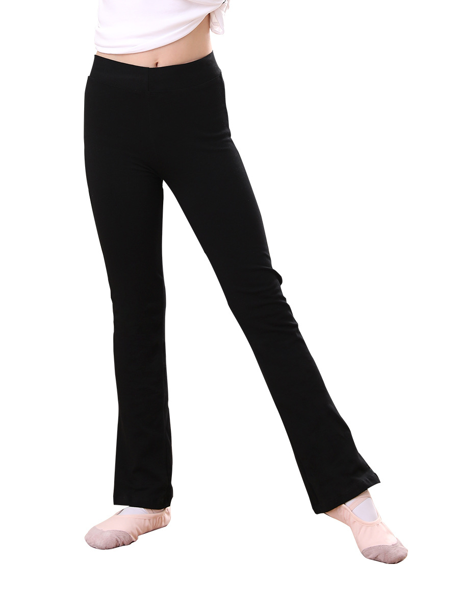 Children's Dance Pants Spring and Summer Black Latin Dance Clothes Children's Trousers Girls' Ballet Latin Dance Jazz Dance