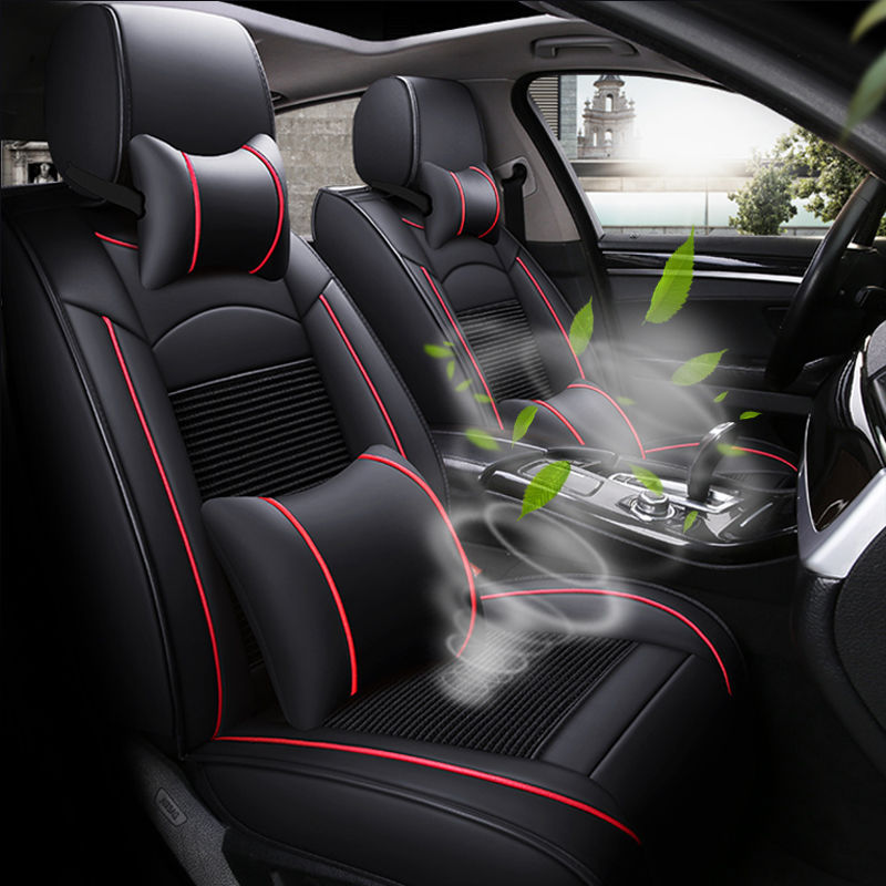 All-car five-seat four-season GM seat cushion fully enclosed cushion cover leather seat cover wear-resistant and durable non-detachable seat