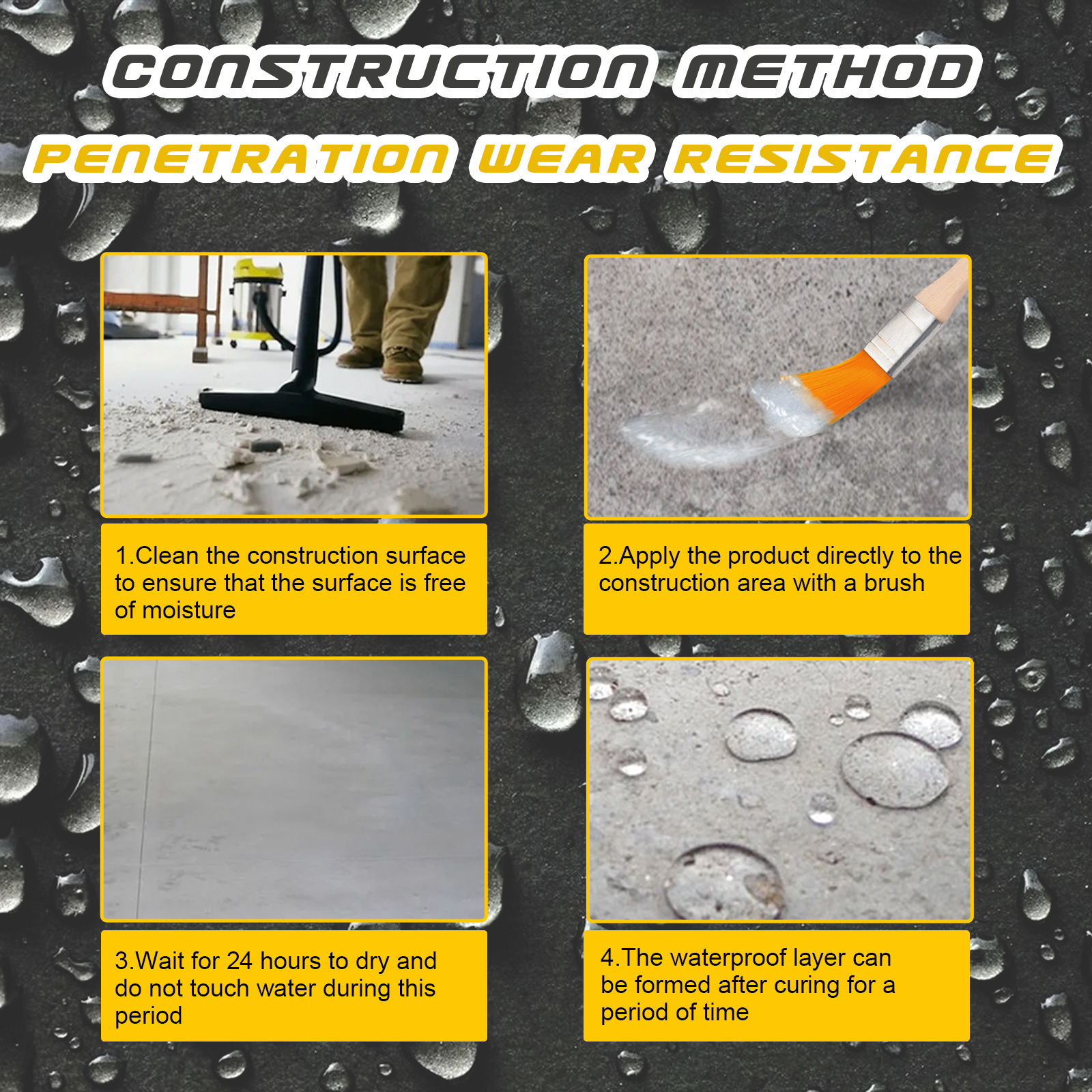 Jaysuing waterproof glue sealant Bathroom Kitchen exterior wall anti-smashing brick leak-repairing paint waterproof glue