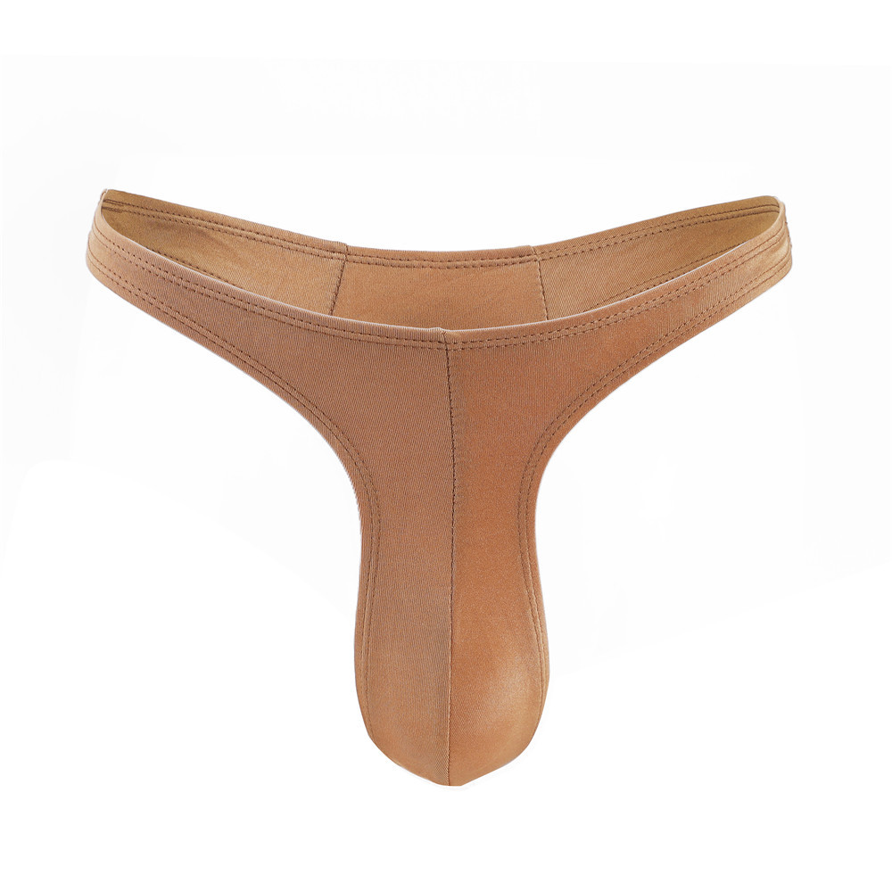 European and American cross-border men's sexy G-string underwear invisible low-rise sexy adult youth gay bare-bottom narrow-edge T-shirt for men