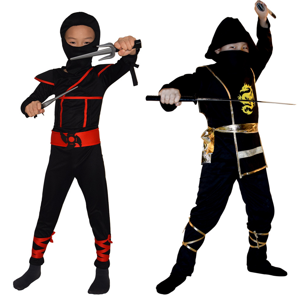Halloween Children's Ninja Costume Performance Costume Japanese Ninja Costume Night Clothes cosplay Performance Costume Wanno