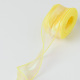 Simple colorful fish tail [bright yellow] 4cm*10 yards; multiple specifications