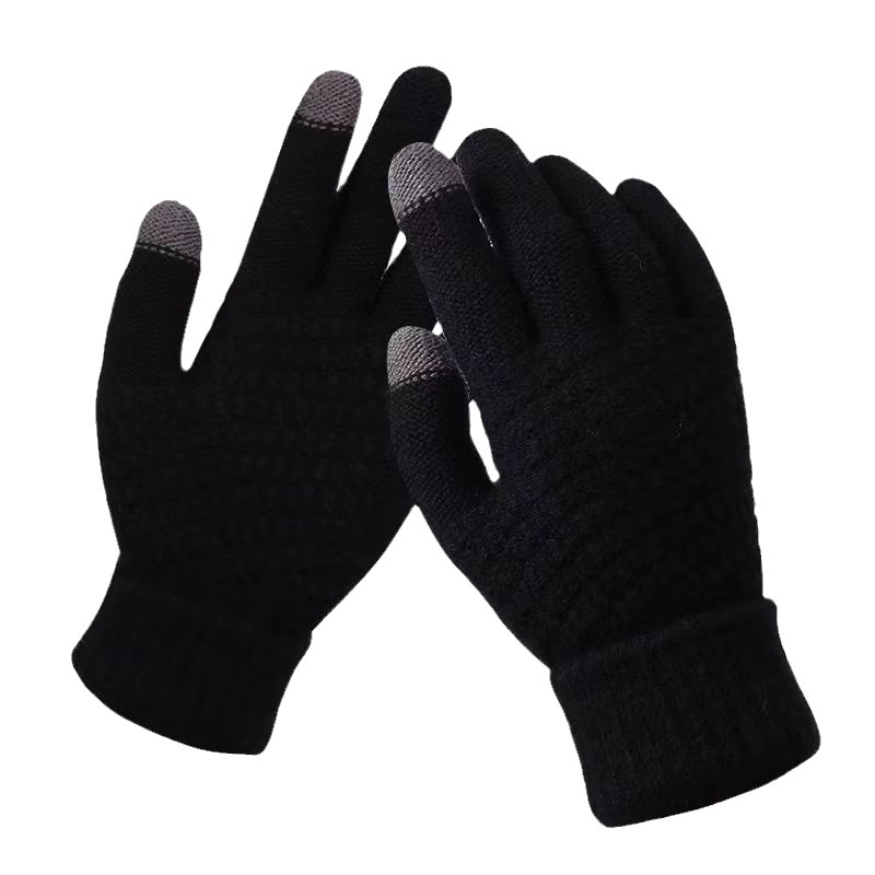 Touch screen gloves pineapple gloves cold-proof winter warm gloves student Korean style gloves fleece-lined thick riding gloves