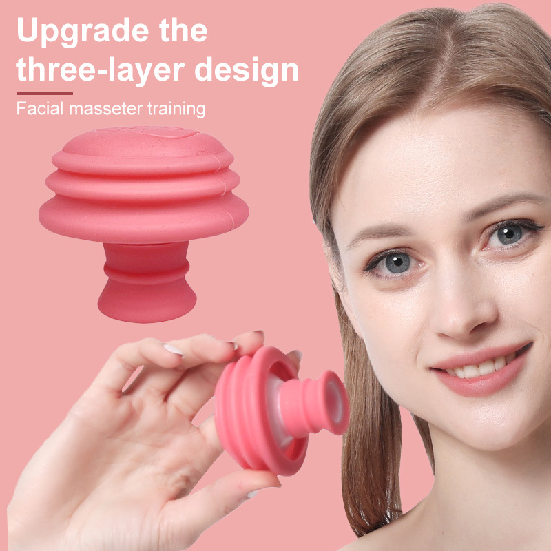 Facial masseter trainer to tighten the skin to enhance facial temperament double chin fat exerciser v face