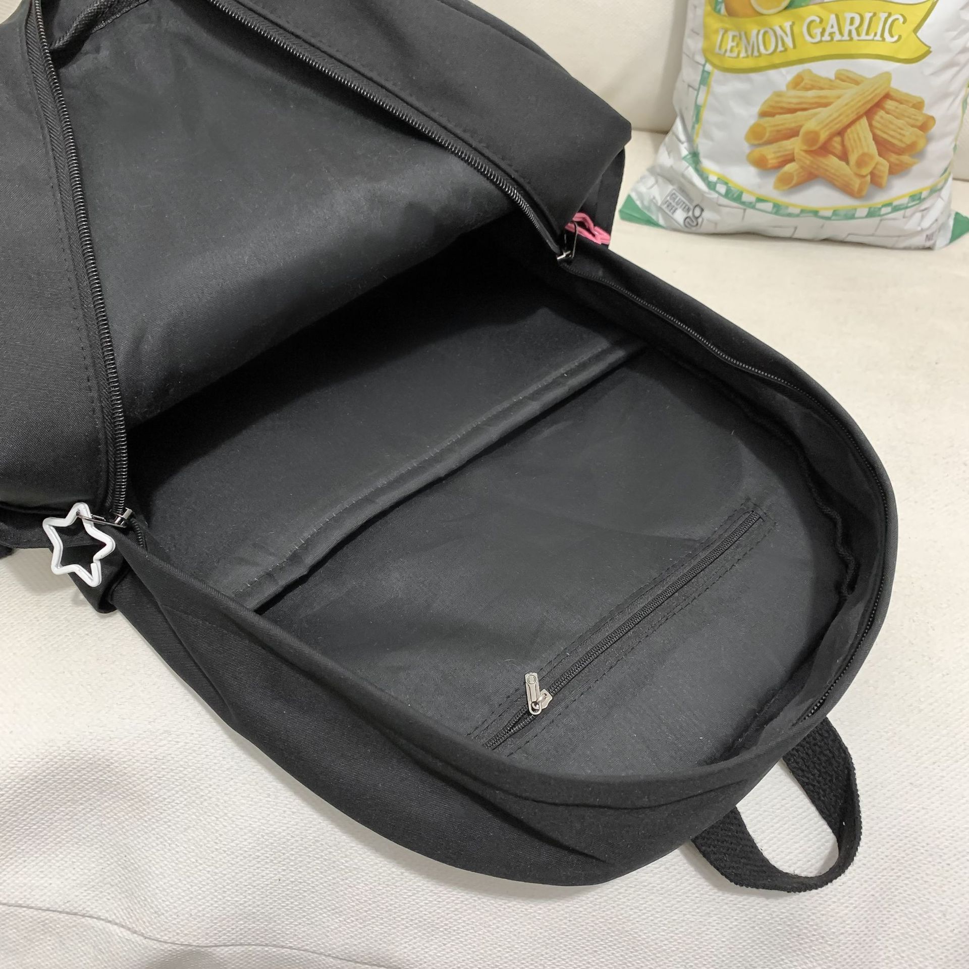 2023 New Homemade Sweet and Spicy Pink y2k Spice Girls Green Star Strap Backpack Bag Yabi Large Capacity Schoolbag
