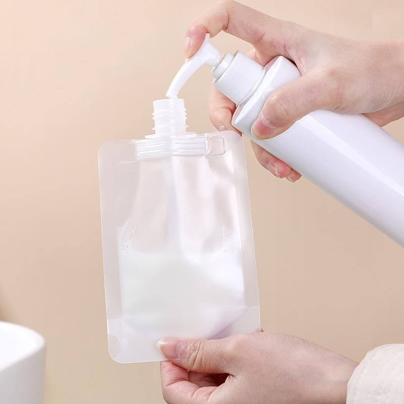 Transparent travel liquid sub-bottle sub-bag skin care cosmetics shampoo disposable lotion travel storage bag