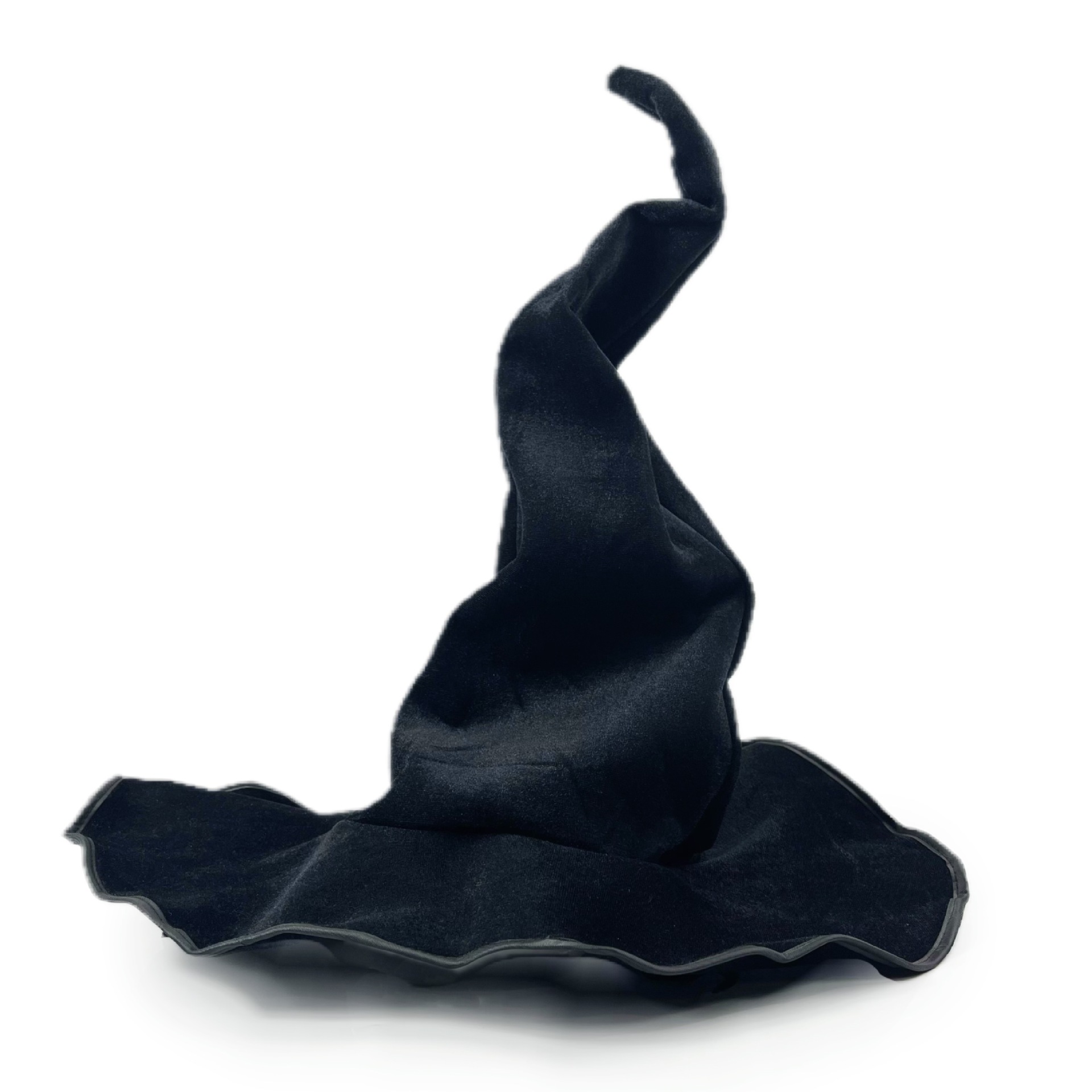 spot halloween witch hat black velvet witch hat wizard headdress magician twist hat witch hat