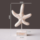 Wood-colored starfish ornaments