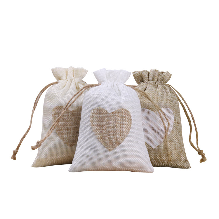 Special supply linen bag jewelry bag jewelry gift brocade bag small cloth bag beads bracelet packaging bag wholesale