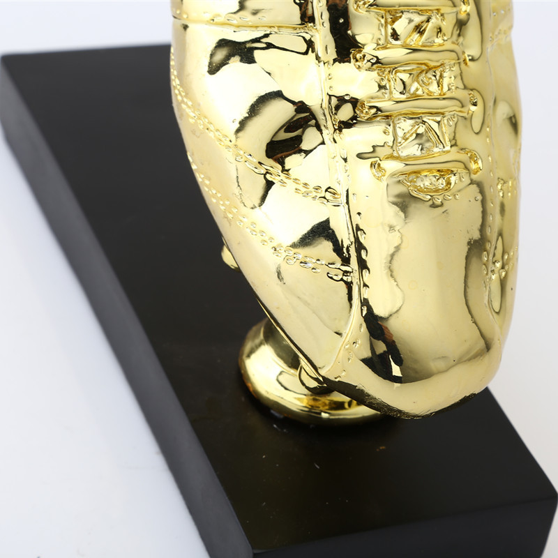 Football golden boot Cup World Cup fans supplies electroplated resin commemorative Sports Meeting physical competition shooter Trophy