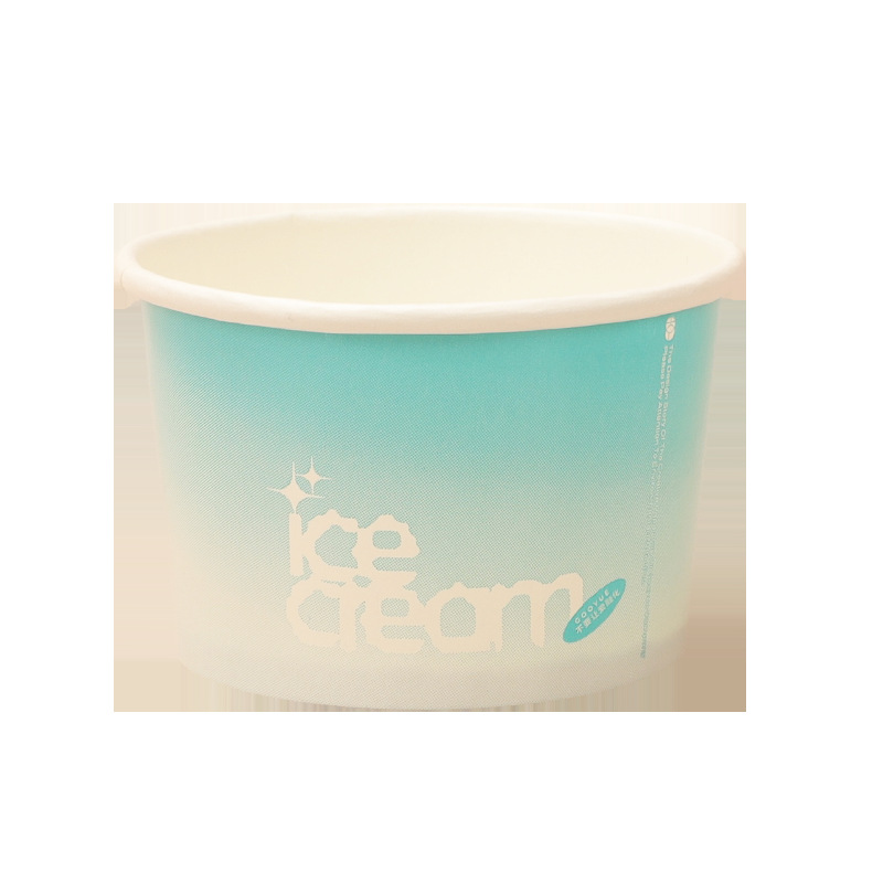 Ice cream cup disposable wholesale custom DIY ice cream ball dessert bowl food grade ins ice cream paper cup
