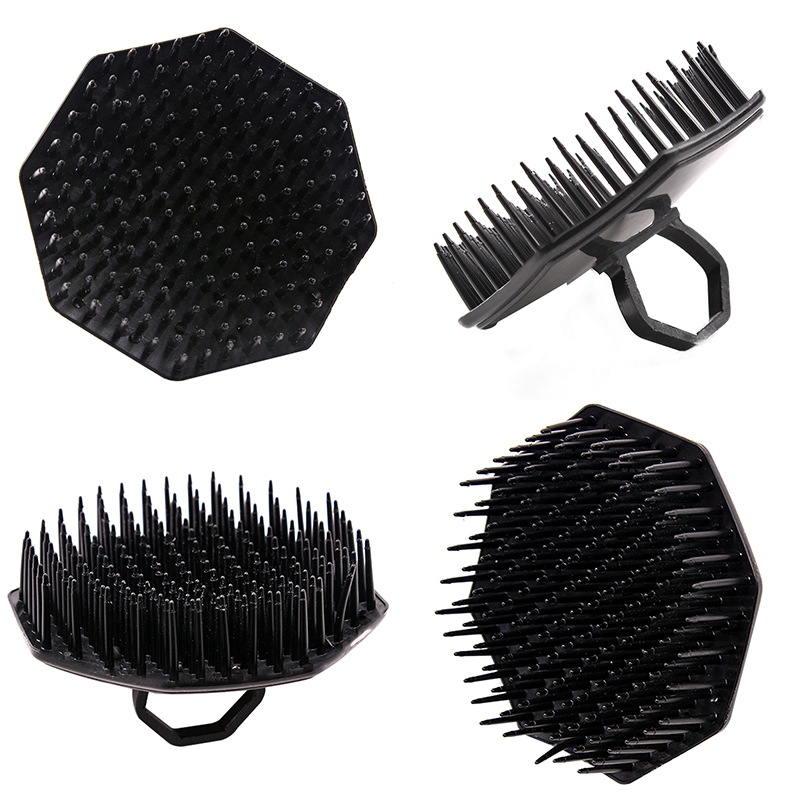 Cross-border scalp massage shampoo comb plastic with handle hair comb dandruff-removing shower head Wholesale