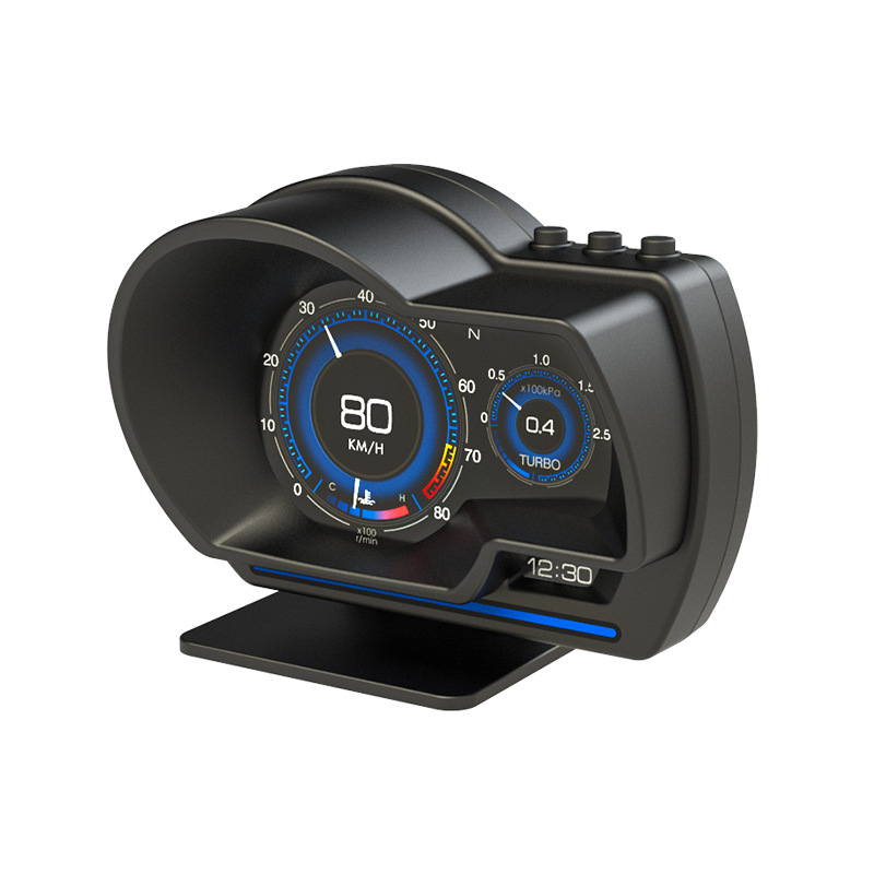 A500 car obd multifunctional LCD meter modified head-up display detector p6 speed water temperature turbine