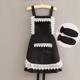 Heavy industry lace strap princess dress pure black (water repellent) + sleeve