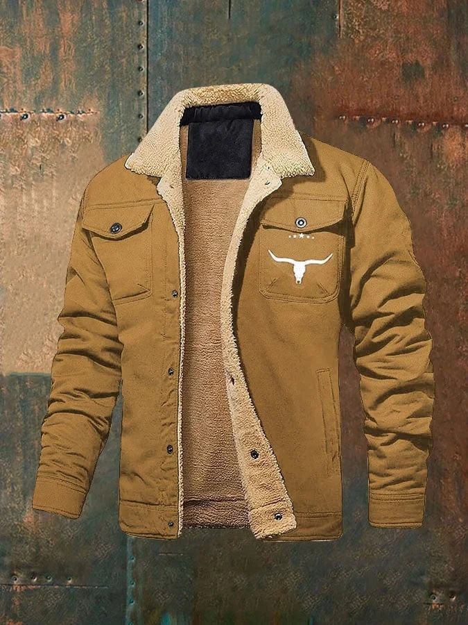 2023 cross-border autumn and winter new men's jacket fleece-lined cotton casual jacket men's jacket factory