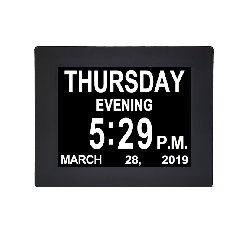 8/10 inch LCD big font digital clock machine electronic calendar alarm clock Digital clock clock for the elderly