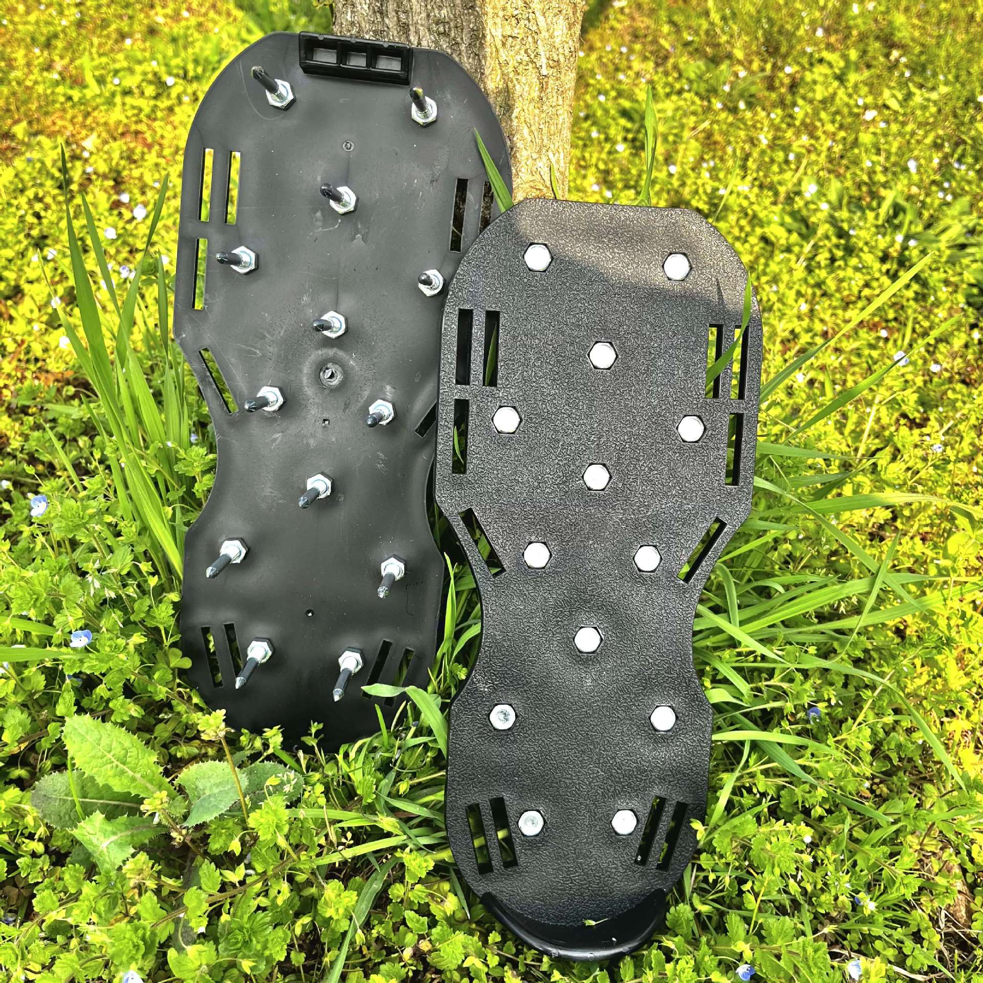 Garden loose soil shoes grass spikes garden spikes lawn inflatable loose soil shoes self-leveling epoxy gardening tools