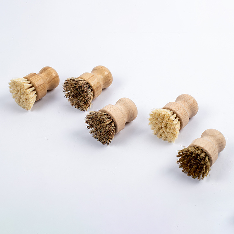 Strictly Selected Coconut Oil-free Pan Washing Brush Beech Dishwashing Brush Household Kitchen Fruit and Vegetable Cleaning Multifunctional Decontamination Brush