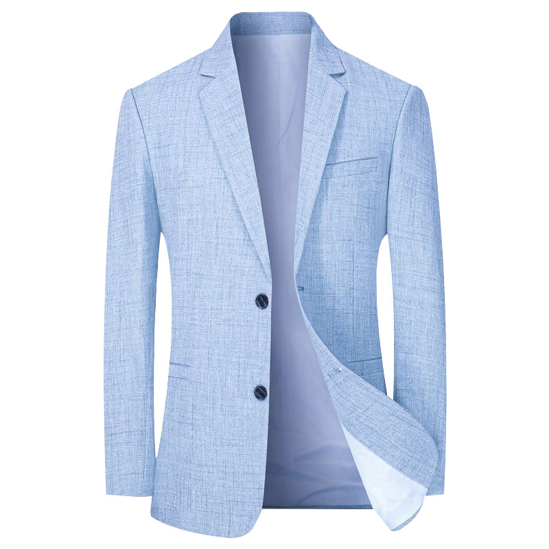 Spring and Autumn 2025 New Young and Middle-aged Men's Business Casual Suit Thin Dad One Piece Suit Jacket