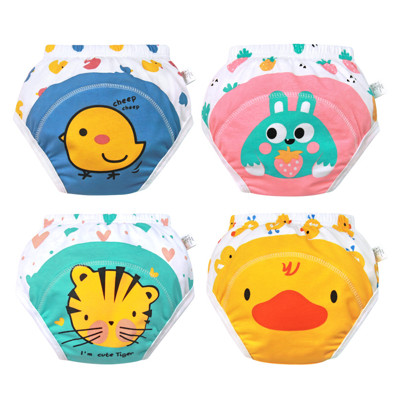 Baby's Toilet Training Pants Summer Baby's Pure Cotton Diaper Bag Children's Men's and Women's Type a Diapers