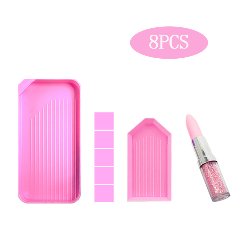 New Diamond painting lipstick point drill pen suit sticking Diamond Cross Stitch Kit funnel point drill plate clay accessories