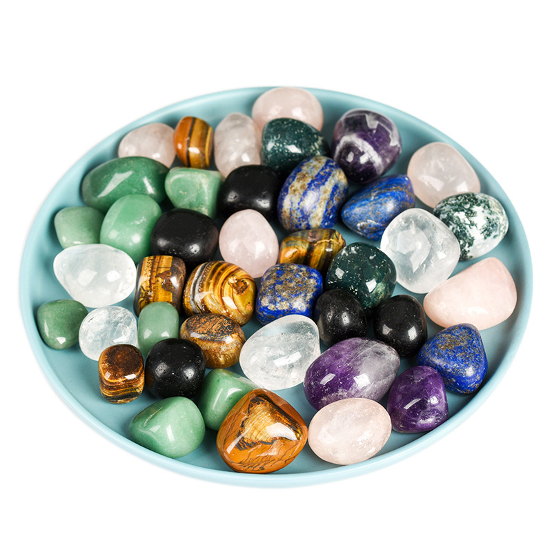 Natural Wholesale Degaussing Stone White Crystal Grinding Stone Powder Crystal Gravel Fish Tank Stone Home Decoration Decoration Healing Stone