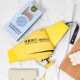 Print Post Advertising Campaign Umbrella Yellow