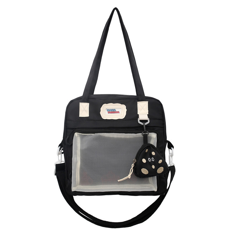 ins Japanese JK Pain Bag Female Mori Style Literary Simple Large Capacity Student Class Commuter Portable Crossbody Bag Female