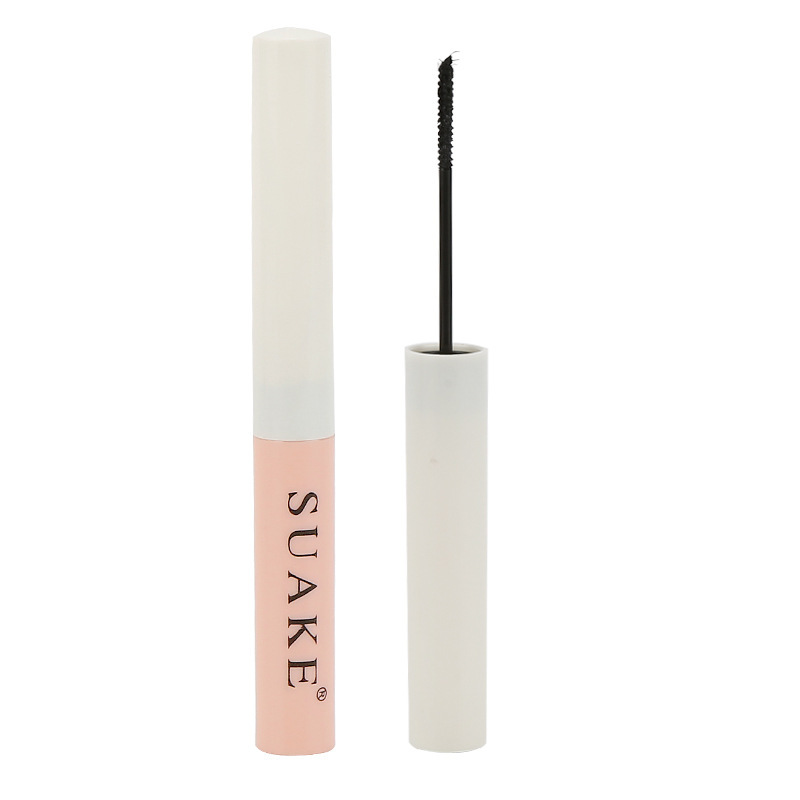 SUAKE/Suanke Mascara Women's Waterproof Sweat-proof Slim Long Curled Thin Brush Head Thick Super Long Durable Non-blooming