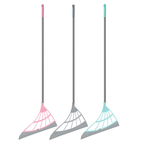 Folding Magic Broom Cleaning Bathroom Glass Integrated Wiper Mop Household Small Broom Telescopic Broom