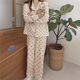 Red love pajamas women Korean style loose suit cute new sweet home wear women support ordering at home and abroad
