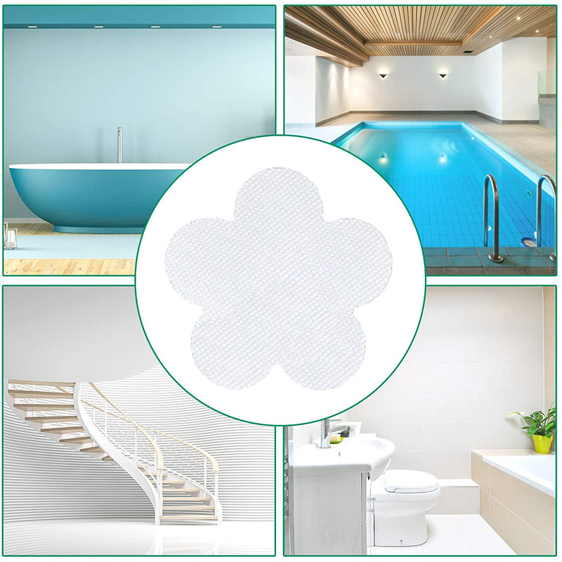 Amazon bath non-slip stickers peva waterproof self-adhesive color transparent non-slip stickers bathroom bathtub non-slip stickers