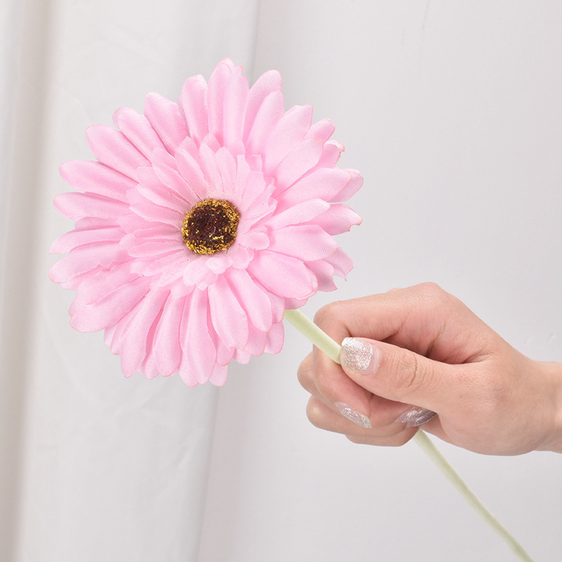 一本の小さな太陽花扶郎花シミュレーション花家庭結婚祝い装飾アフリカ菊コスモス造花メーカー|undefined