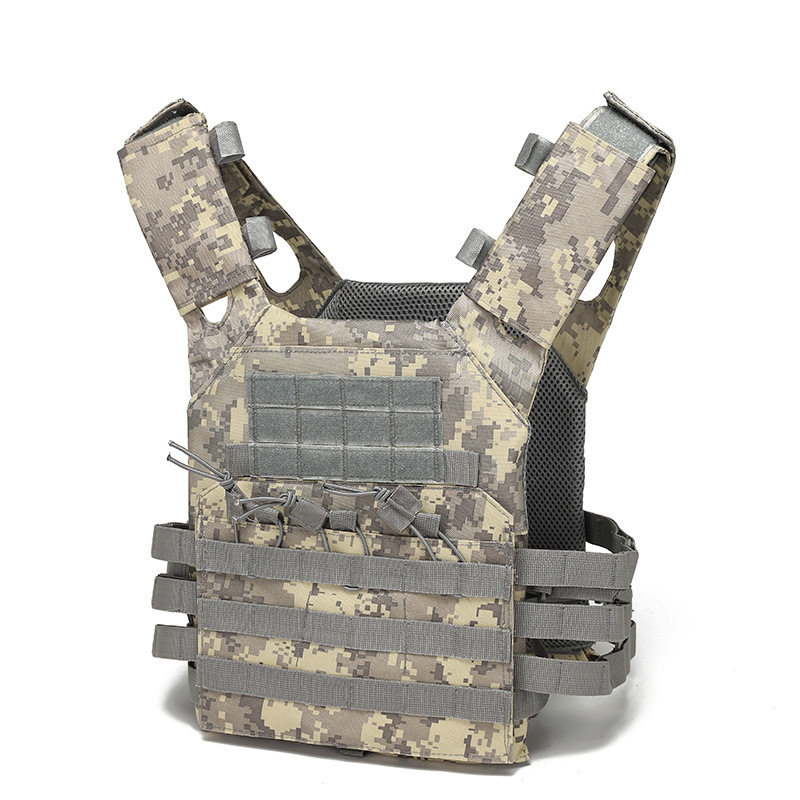 JPC Vest Lightweight Tactical Vest cos Multifunctional Outdoor Field CS Military Fan Tactical Vest Camouflage Vest